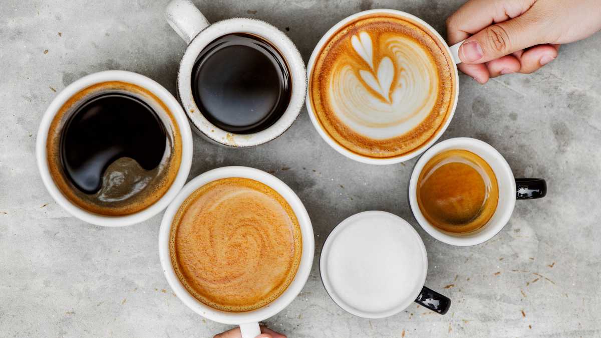 różne rodzaje kawy - kawa w diecie