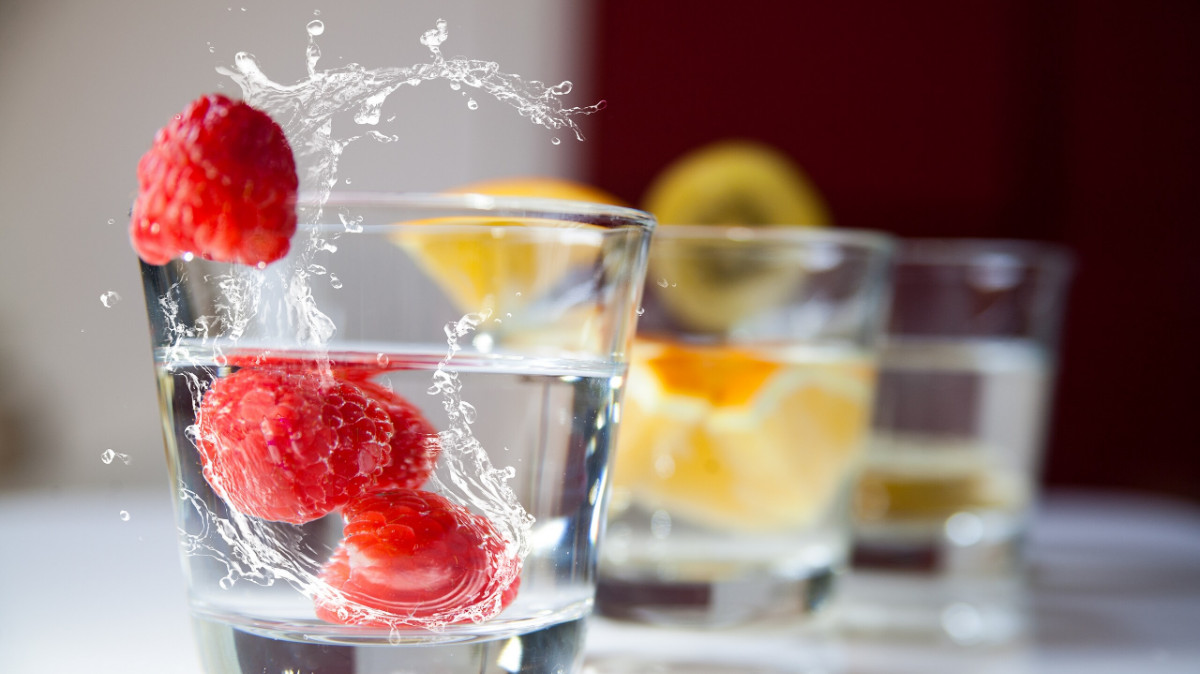 woda z owocami